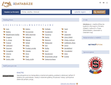 Tablet Screenshot of idatabaze.cz